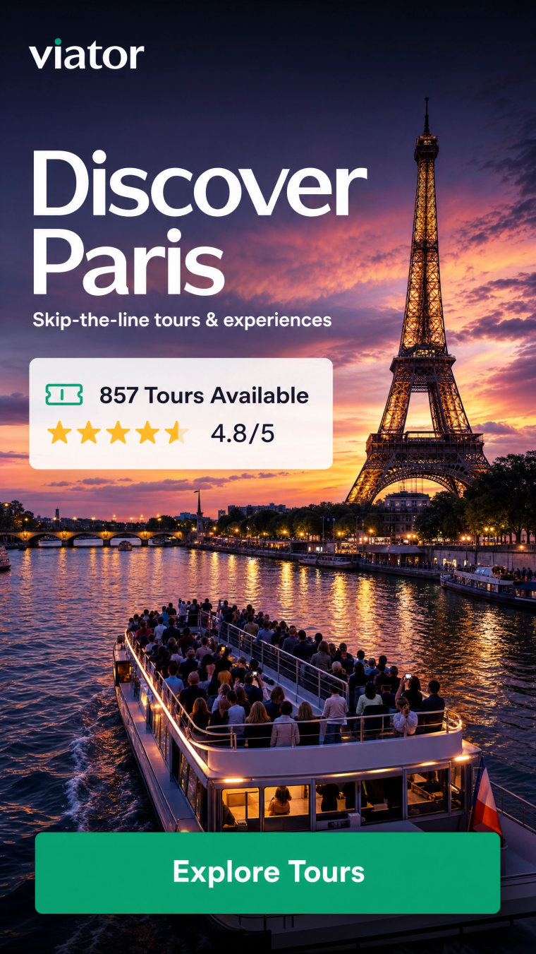 Discover Paris with Viator — skip-the-line tours and experiences